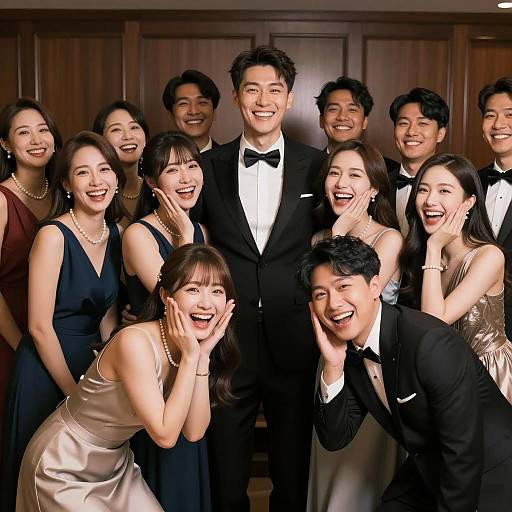 Elegant Gathering of Laughter and Style