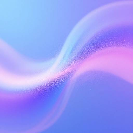 Abstract Particle Dispersion in Vibrant Colors