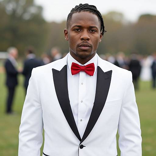 Elegant Portrait of Man in Tuxedo
