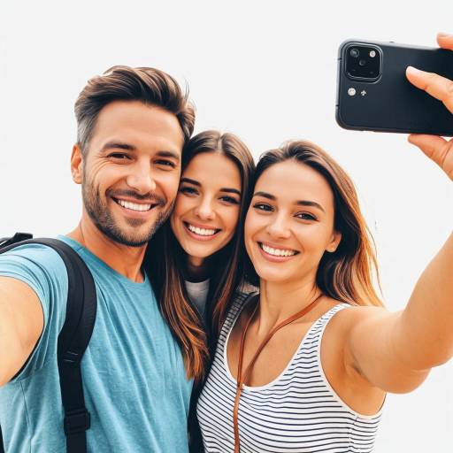 Group of Friends Taking Selfie