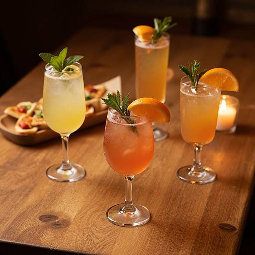 Cozy Rustic Apéritif Table Setting