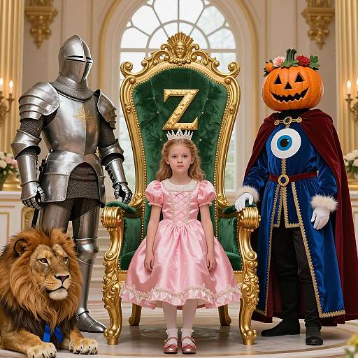 Enchanting Fairy Tale Scene with Characters