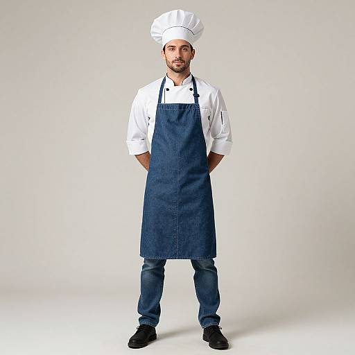 Realistic Adult Male Chef Portrait