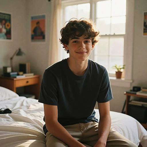 Cinematic Teen Portrait in Golden Light