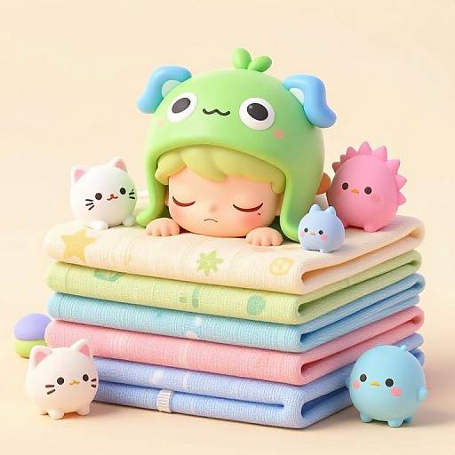 Whimsical Pastel Cozy Stack