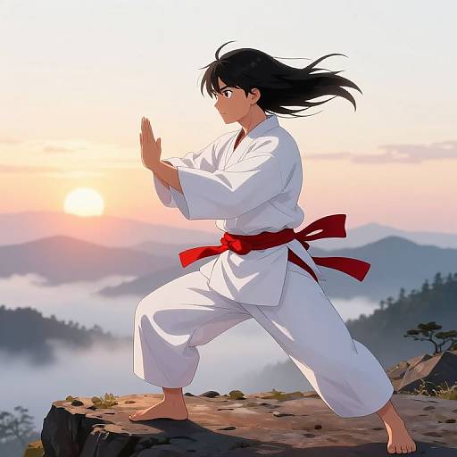 Kagami Uekusa Martial Arts at Dawn