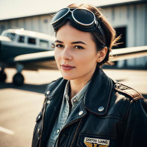 Vintage Aviator in Soft Focus Photography