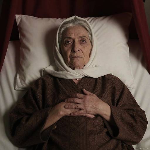 Intense Portrait of an Elderly Woman