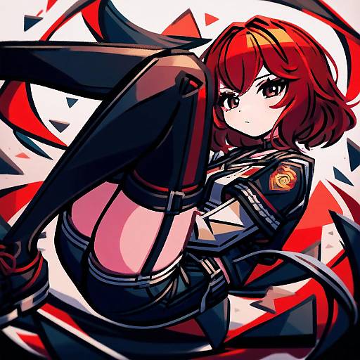 Illustration of Murakami tomoe, idolmaster in the style of Makaroll