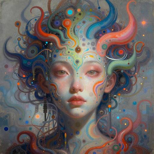 Surreal AI Art with Vibrant Fusion