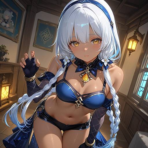 Illustration of Mualani (genshin impact), genshin impact in the style of Xiujia yihuizi