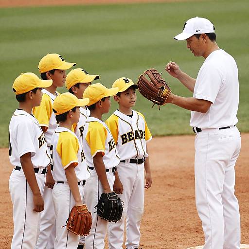 Youth Baseball Team on the Field