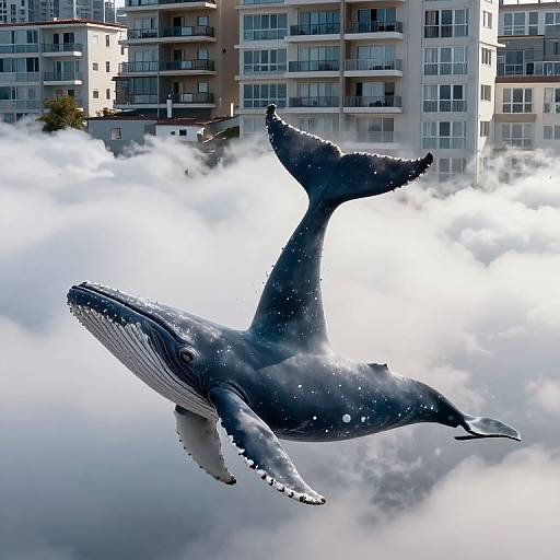 Upside-Down City on Migrating Whales