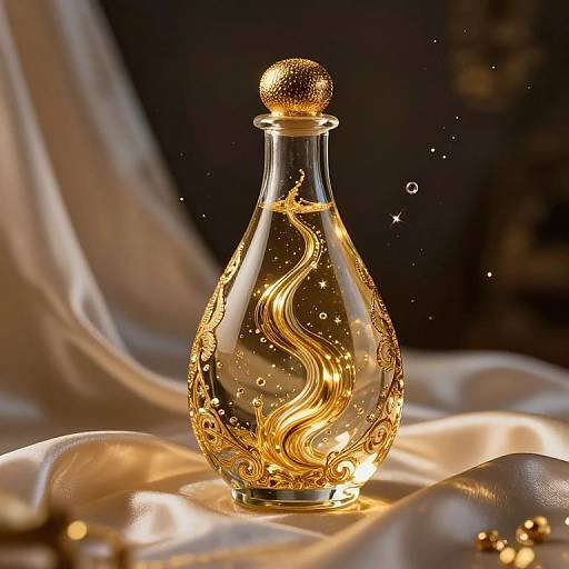 Ornate Magical Teardrop Bottle