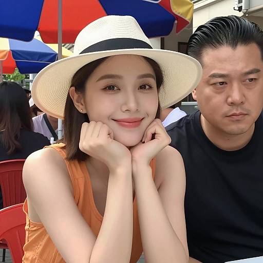 Casual Outdoor Portrait of a Smiling Woman