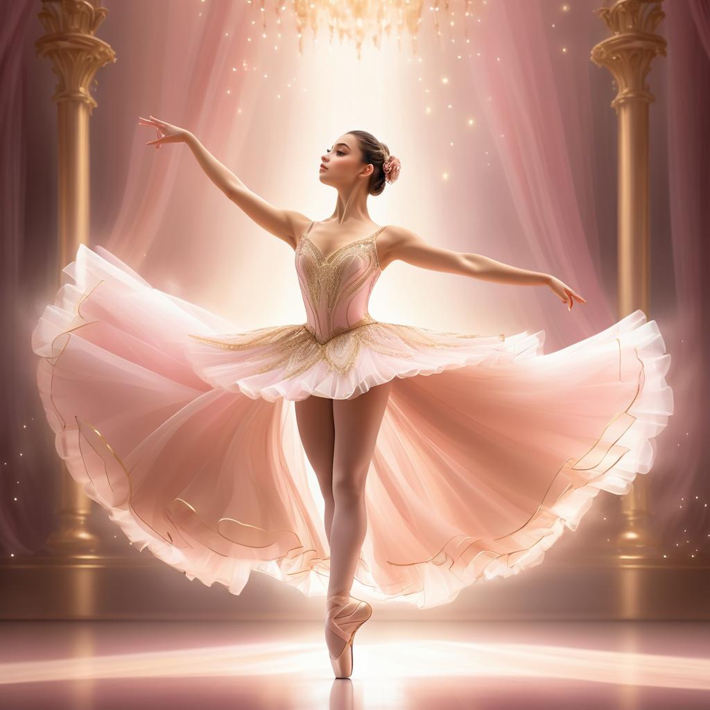 Enchanting Ballerina in Romantic Setting