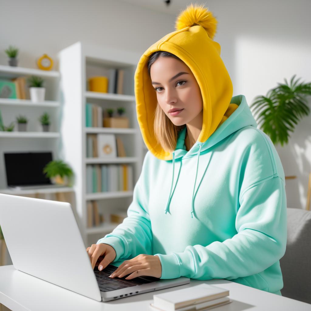 Motivated Canadian Student in Cozy Home Office