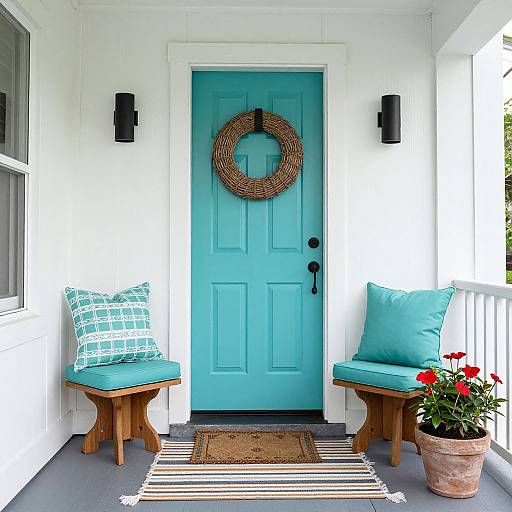Charming Small Front Porch Design