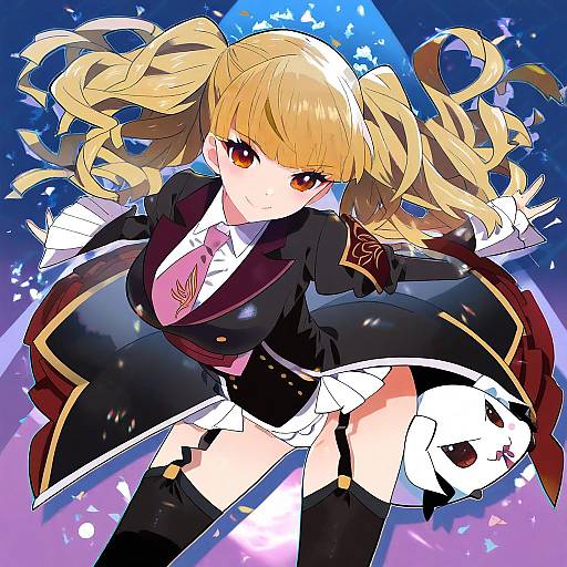 Illustration of Asmodeus (umineko), umineko no naku koro ni in the style of Choborau nyopomi