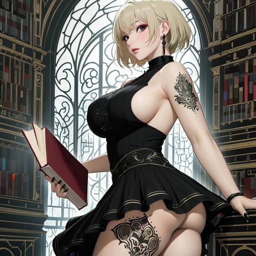 Gothic Girl in Radiant Historia Style
