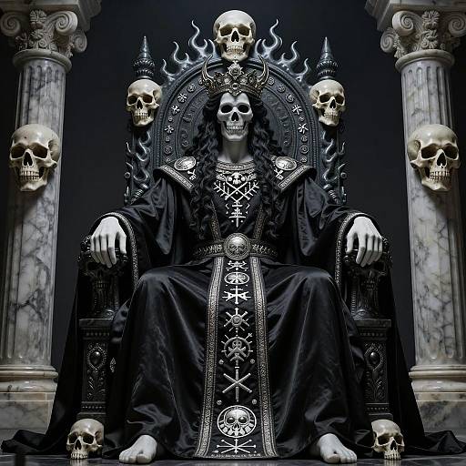 Regal Hades on Enchanted Throne