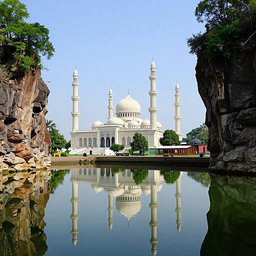 Majestic Palace Over Tranquil Lake