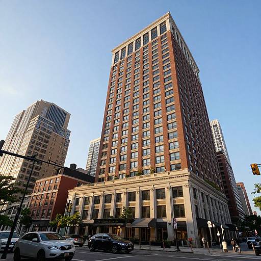 Elegant Urban Hotel Exterior