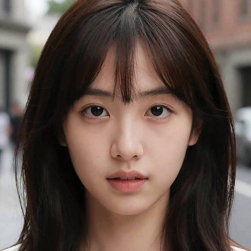 Photorealistic Portrait of Taiwanese Girl
