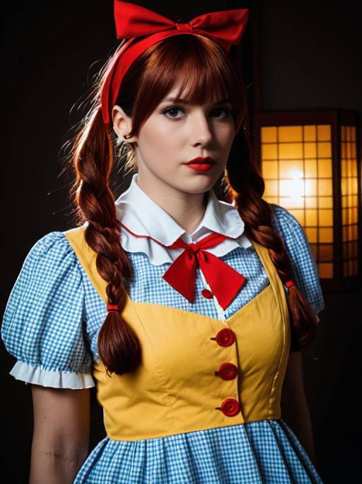 Woman in Dorothy Catalonia Cosplay Costume