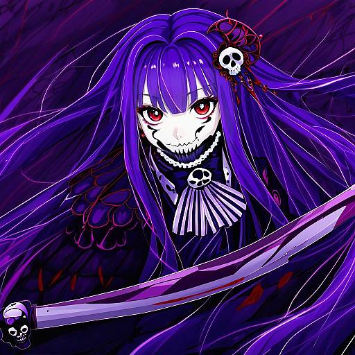 Illustration of Haqua d'rot herminium, kami nomi zo shiru sekai in the style of Maett