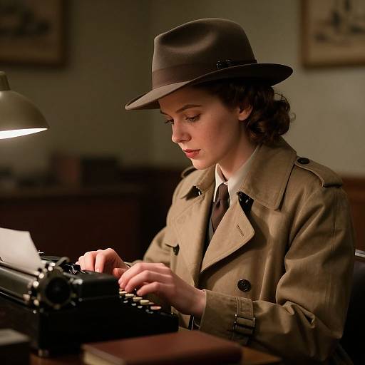 1940s Private Investigator Scene