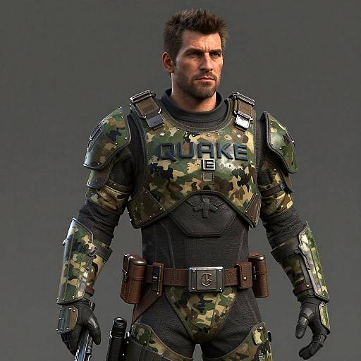 Photorealistic Ranger from Quake