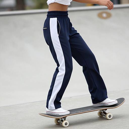 Retro 90s Streetwear Track Pants