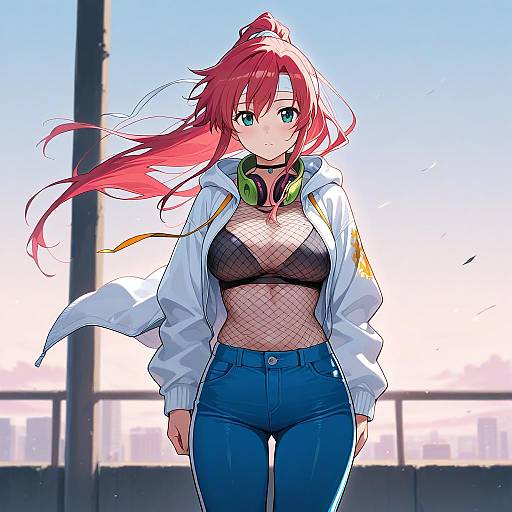 Hinata Shippuden in Hooded Jacket