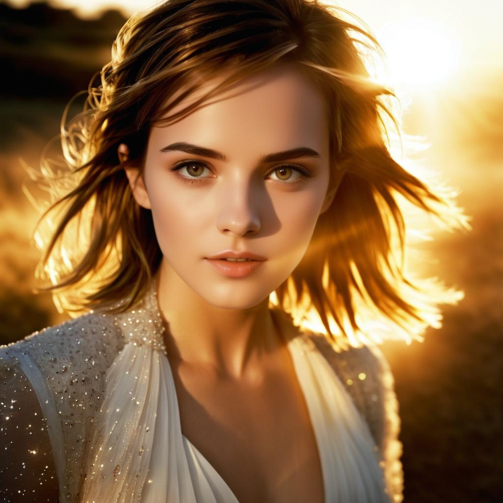 Emma Watson Portrait at Sunrise