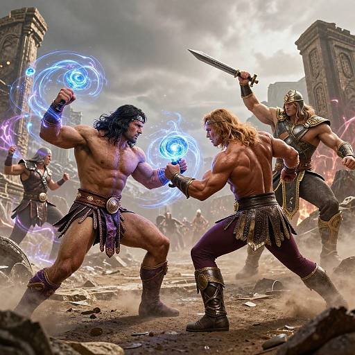 Conan vs He Man Epic Showdown
