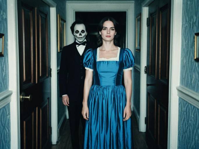 Spooky Fancy Dress Face Swap Scene