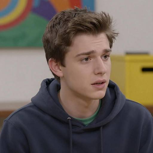 Casual Young Man in Indoor Setting