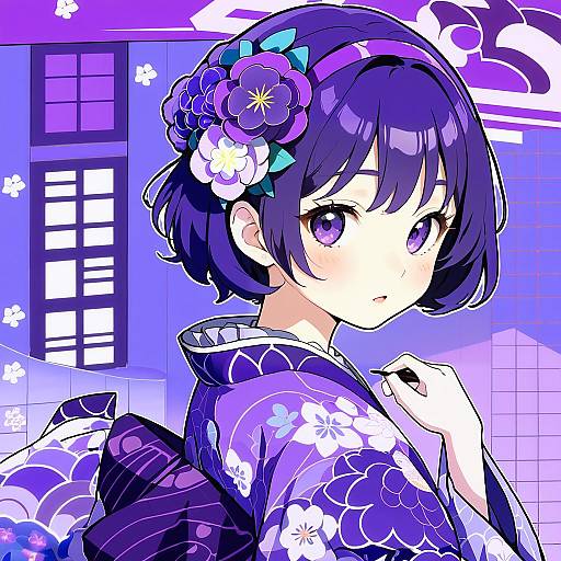 Illustration of Haruka (new year) (blue archive), blue archive in the style of Minami saki