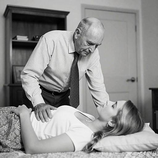 Intimate Moment Between Generations