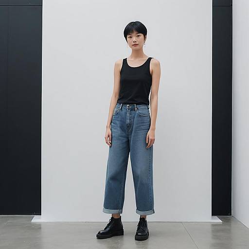 Stylish Low Rise Baggy Jeans Fashion