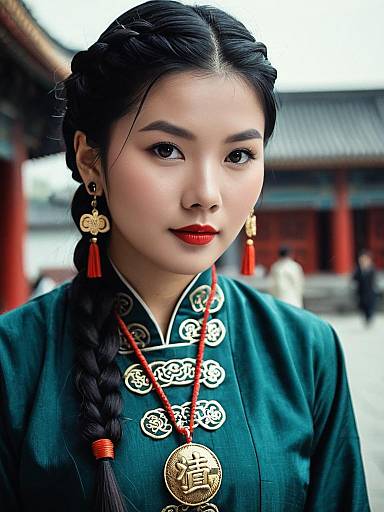Realistic Lucky Charm Woman in Costume