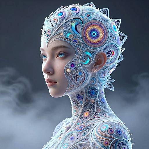 Ultra-Detailed Sub-Zero Girl Portrait