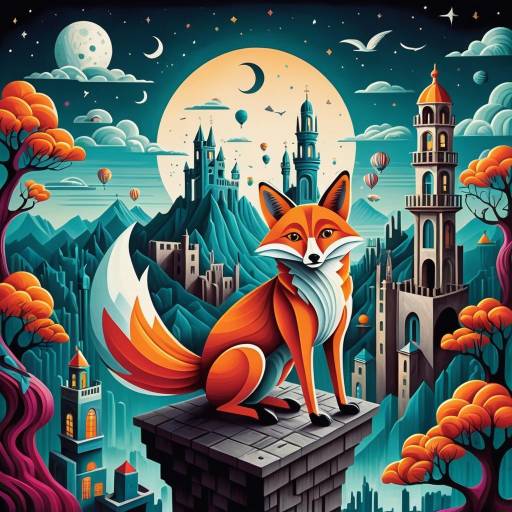 Enchanted Fox's Surreal Adventure Enchanted Fox's Surreal Adventure