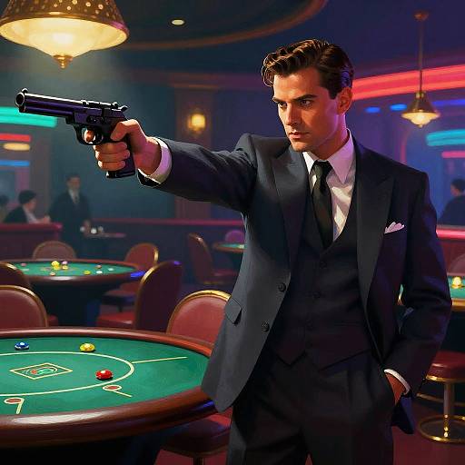 Vintage Pulp Fiction Secret Agent