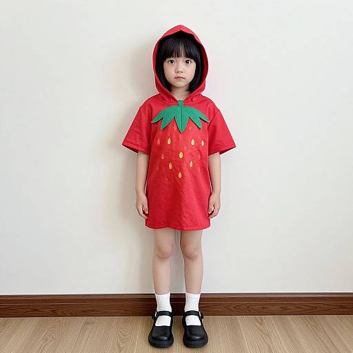 Realistic Strawberry Shirt Costume Child