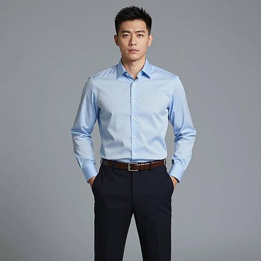 Professional Studio Portrait of Asian Man