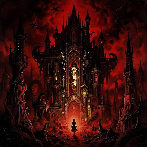 Surrealistic Gothic Utopia by Tezuka