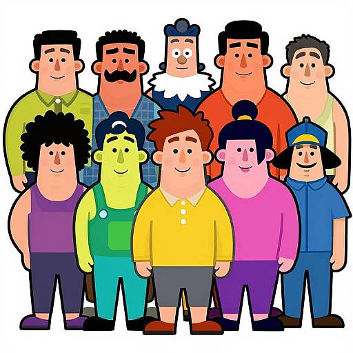 Cartoon Character Maker Lineup