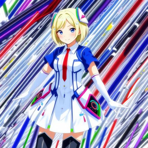 Illustration of Aki rosenthal (1st costume), hololive in the style of Nyoro (nyoronyoro000)